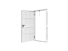 Garage Side Door Sample Label