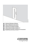Fitting instructions Garador FrontGuard front doors Fitting instructions Garador FrontGuard front door